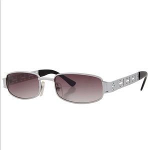 Giant Vinatge’s MONEY silver square sunglasses